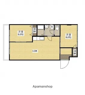 御堂コータス【2階】の間取り