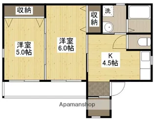 アイランドビル22【1階】の間取り
