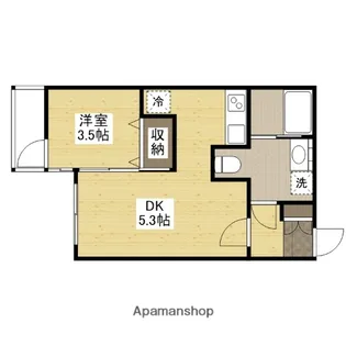 【庚午北】ヴィラ博丈(ヒロタケ)庚午北【4階】の間取り