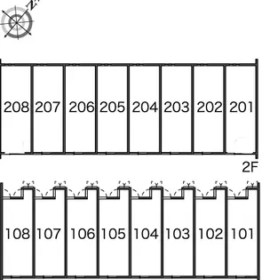 レオネクストアコード【2階】の間取り