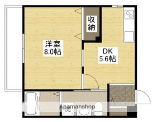 メゾンヴェルテ【1階】の間取り