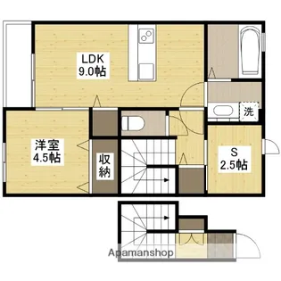 ソリエ長束【2階】の間取り