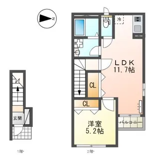 ファインコート【2階】の間取り