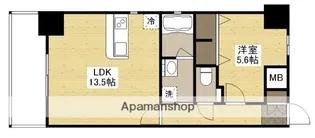 ウイング宝町ファイブ【10階】の間取り