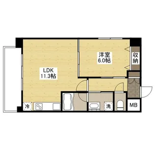 コリエンテ大宮【1階】の間取り