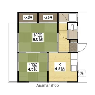 第三村島アパート【2階】の間取り