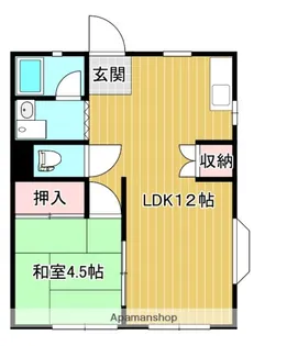 コーポ燦光【1階】の間取り