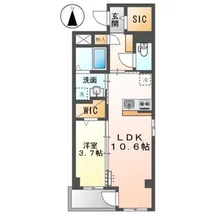 LA BRISA(ラ ブリサ)【3階】の間取り