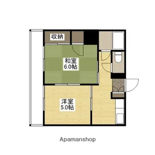 TOMOハイム B棟【2階】の間取り