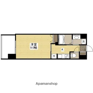 プライマル広島駅【6階】の間取り
