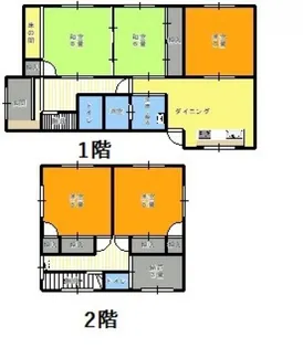 広島県広島市安佐南区山本7丁目【一戸建】の間取り