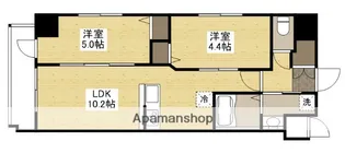 センチュリオン本川【6階】の間取り