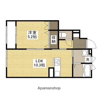 ルピナス A【1階】の間取り