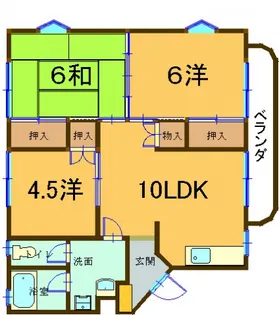 メゾンド温品【301号室号室】の間取り