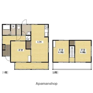 広島県広島市安佐北区亀山8丁目【一戸建】の間取り