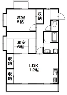 ビューハイツM【104号室号室】の間取り