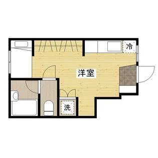 リヴィエール口田Ⅱ【104号室号室】の間取り