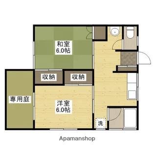 森田アパート【1階】の間取り
