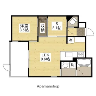 ETERNO江波【1階】の間取り