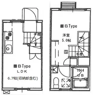広島県広島市安佐北区可部3丁目【アパート】の間取り