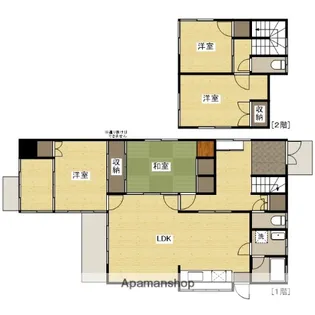 広島県広島市安佐北区口田南7丁目【一戸建】の間取り