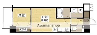 S-RESIDENCE天満町BARK【4階】の間取り