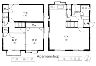 広島県広島市東区戸坂大上4丁目【一戸建】の間取り