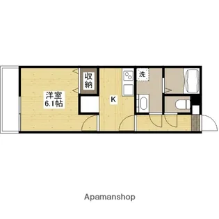 アドバンス中広町【2階】の間取り