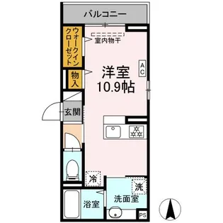 ビーエムケイ【2階】の間取り