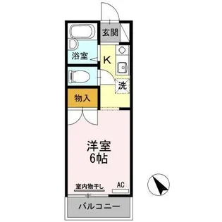 ヴァンセーヌ今村 A棟【2階】の間取り