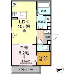 サニーサイド【2階】の間取り