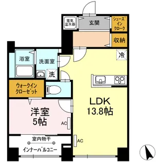 メゾン・ド・ソレイユ【3階】の間取り
