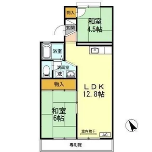 サンドール南【1階】の間取り