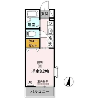 セジュール【1階】の間取り