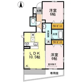 GraciousA棟【1階】の間取り