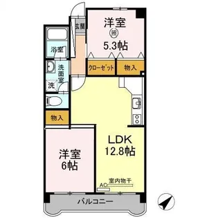 平田マンション【2階】の間取り