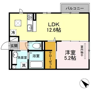 ヴァンベール I棟【1階】の間取り