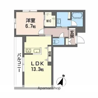 BalloonflowerEast【2階】の間取り