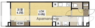 FLAX十日市【1階】の間取り
