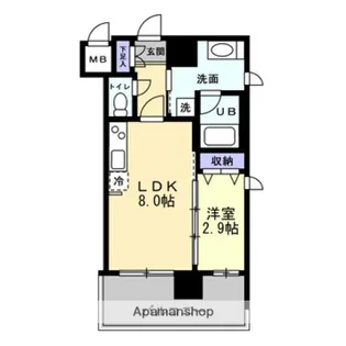 TMレジデンス【4階】の間取り
