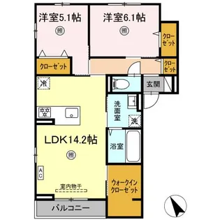 coats山本【2階】の間取り