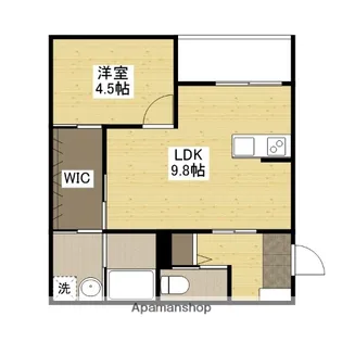 LavieChouchou大町【1階】の間取り