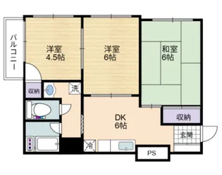 RKビル【302号室号室】の間取り