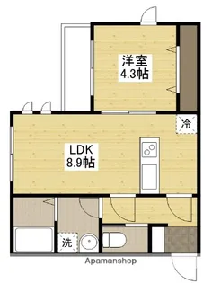 PLUME翠町【3階】の間取り