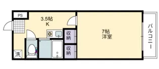 ヴェルセンチュリー【307号室号室】の間取り