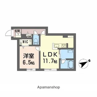 カーサ・アチェロ【1階】の間取り