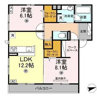アトレヤン【2階】の間取り
