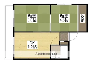 ハピネス東雲本町【2階】の間取り