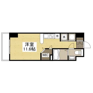 LECIEL庚午北(旧ノースワン庚午)【702号室号室】の間取り