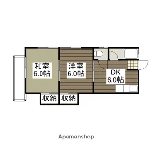 平和荘【1階】の間取り